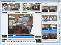 Manuelt trimmervindue i HandySaw DS - software til registrering af videoscener. Klik for at se stort billede